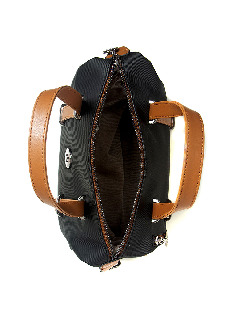 Kadın Omuz Çantası TH-YK12205 Siyah-Taba-7