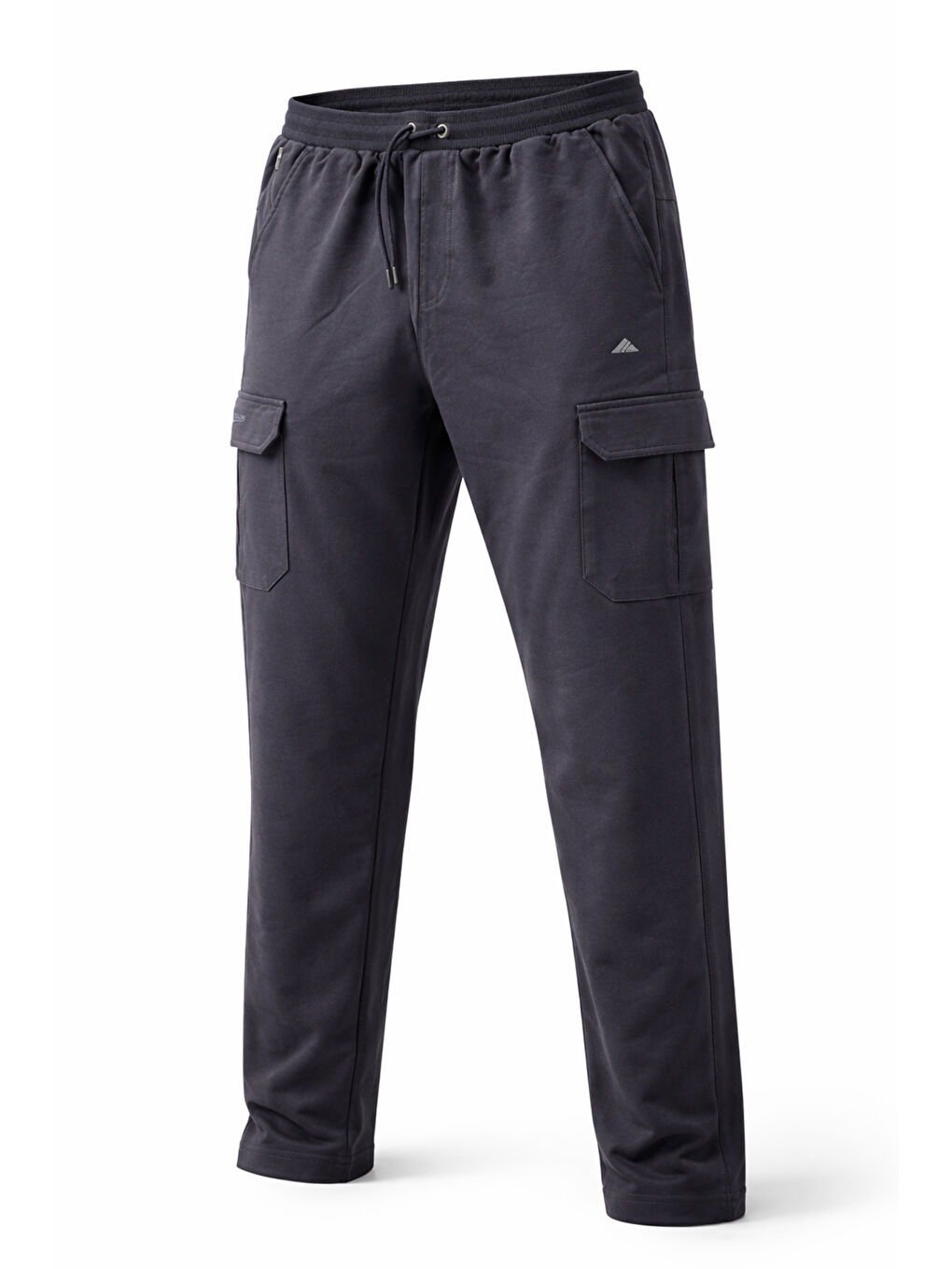 Büyük Beden Erkek Komando Cep Detay Beli Ribana Pamuklu Düz Paça Eşofman Altı 1709 Lacivert-1