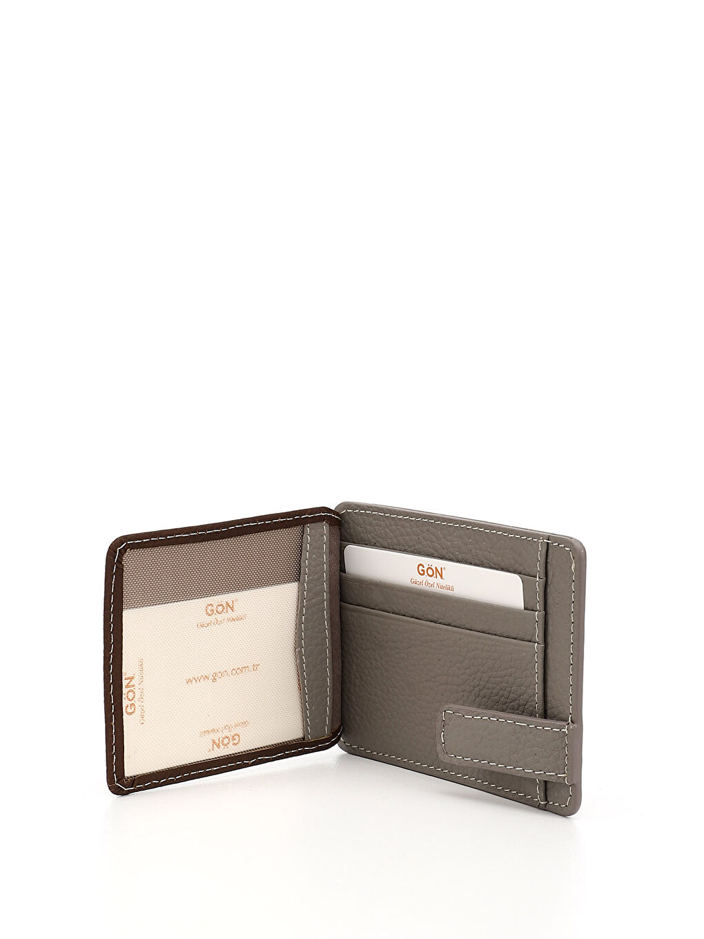 Kahverengi TABA Hakiki Deri Unisex Kartlık 06521-2