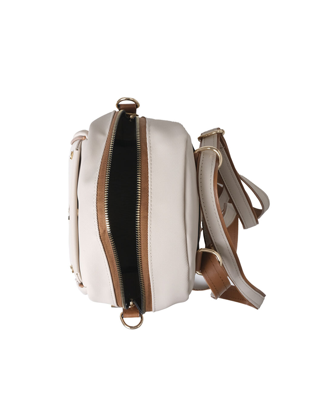 Bej Kadın Sırt Çantası TH-YK12941 Krem-Taba-4
