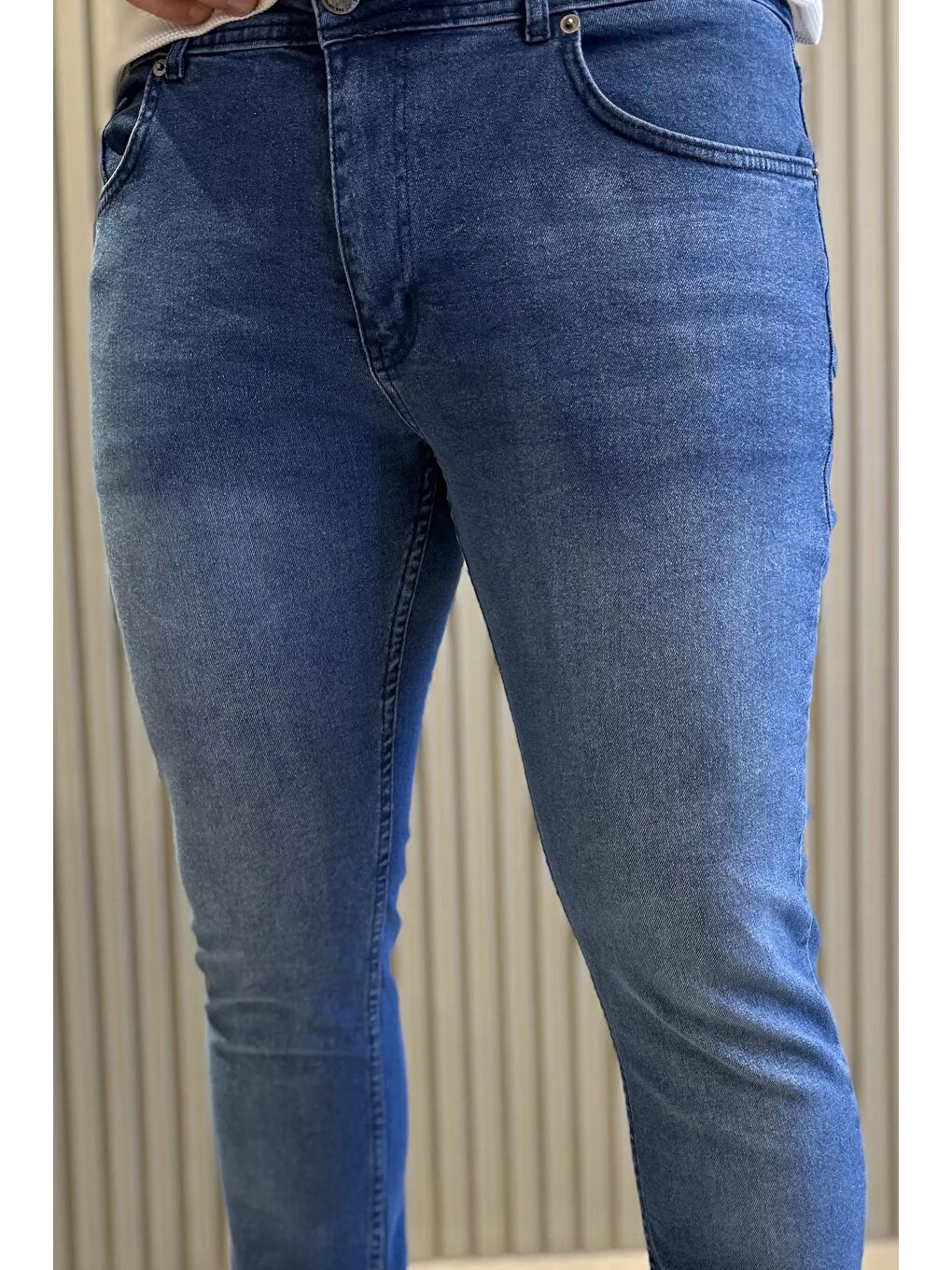 Mavi Erkek Elastanlı Jean Pantolon-3