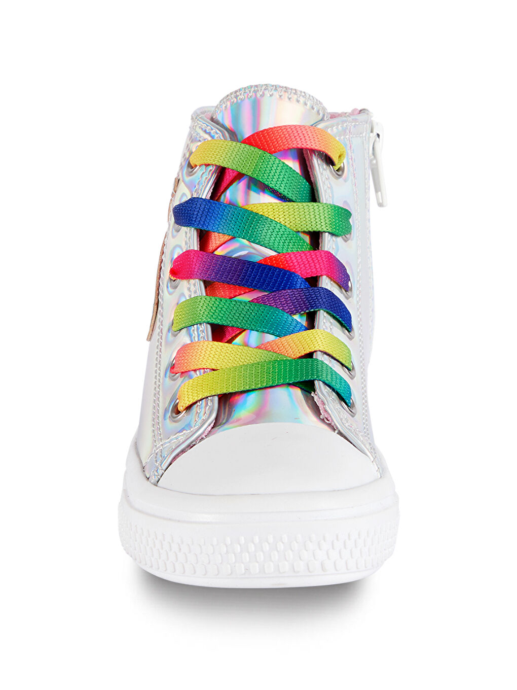 Denokids Metalik Unicorn Hologramlı Kız Sneakers - 2