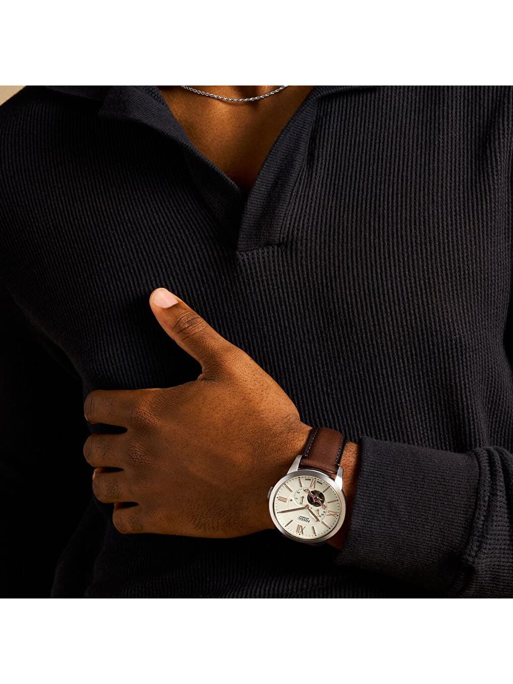 Kahverengi FME3266 Erkek Kol Saati-4