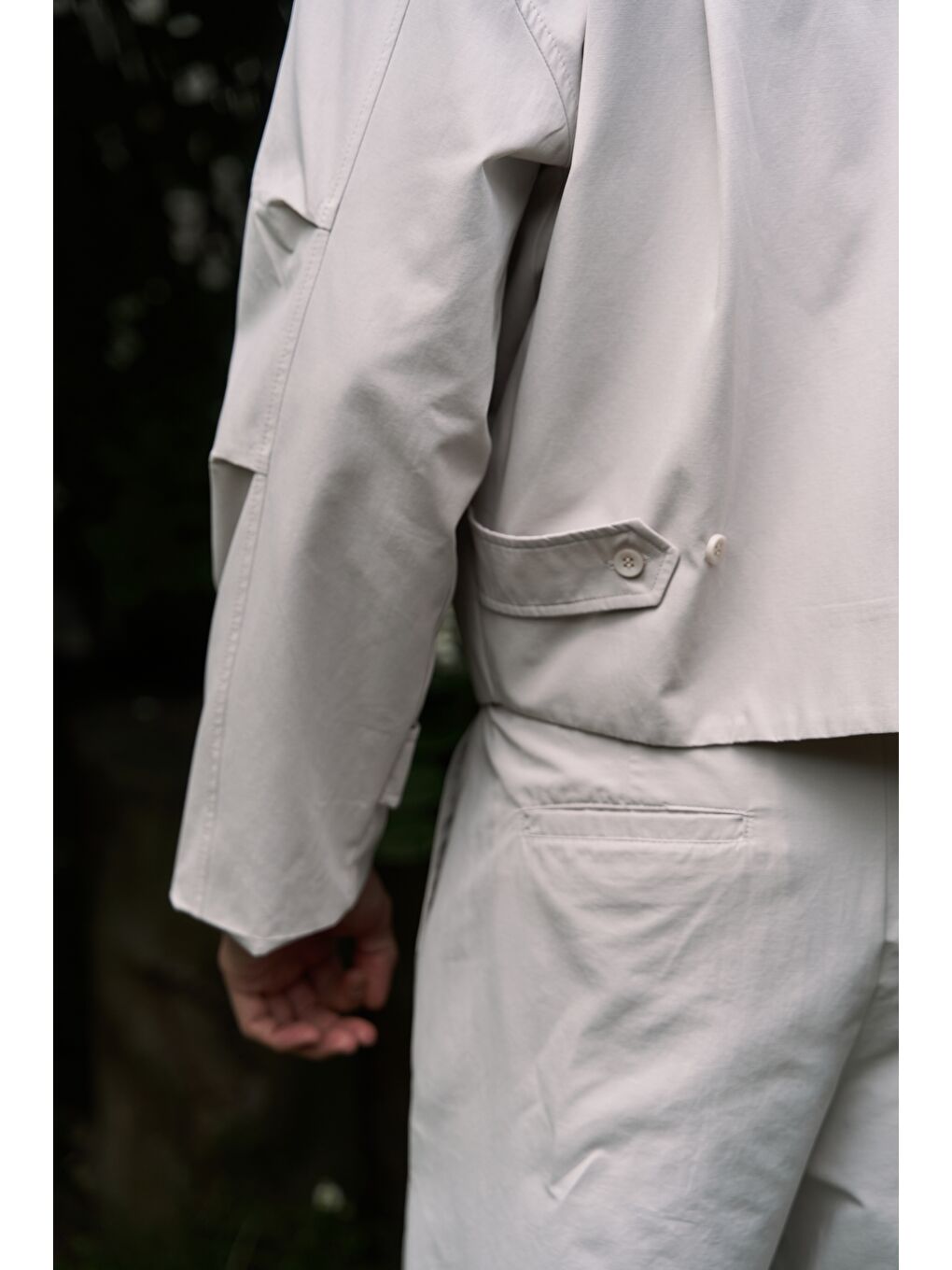 Sergio Kemer Detay Gri Erkek Ceket-7