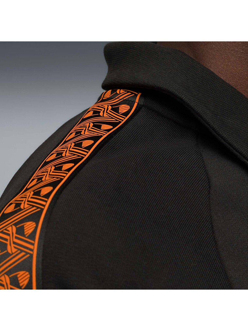 Siyah GALATASARAY KING Erkek Polo Yaka SWEATSHIRT-1