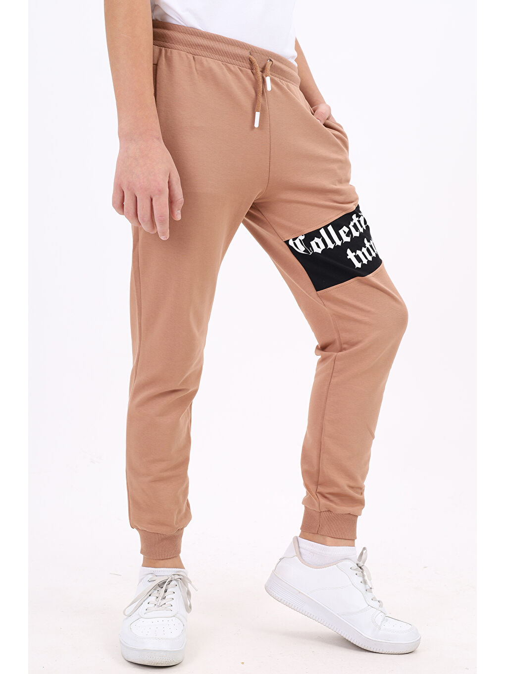 Kahverengi Erkek Çocuk Baskılı Eşofman Alt-2