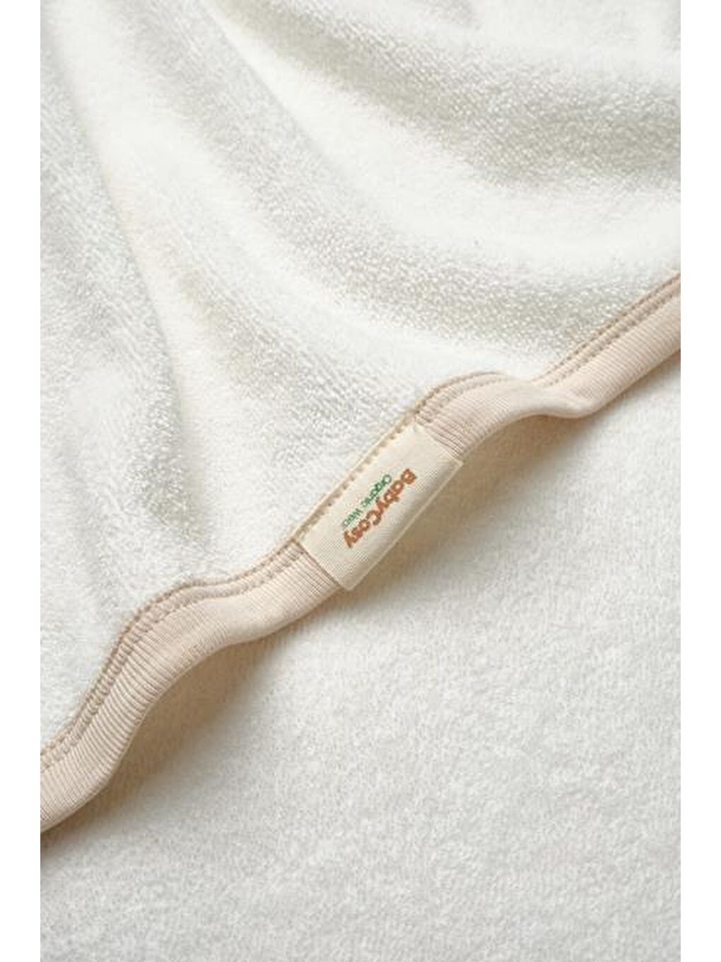 BabyCosy Organic  Ekru Bebek 2'li Banyo Havlusu - 5