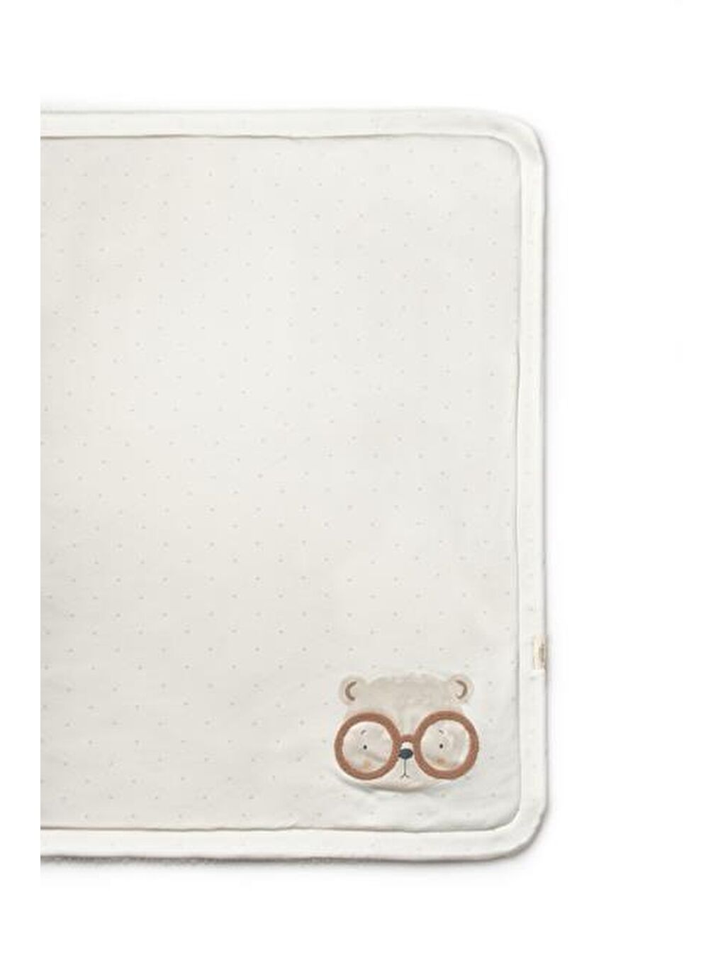 Ekru Bebek Battaniye %100 Organic Pamuk - Yenidoğan Serisi - Csy8130-2