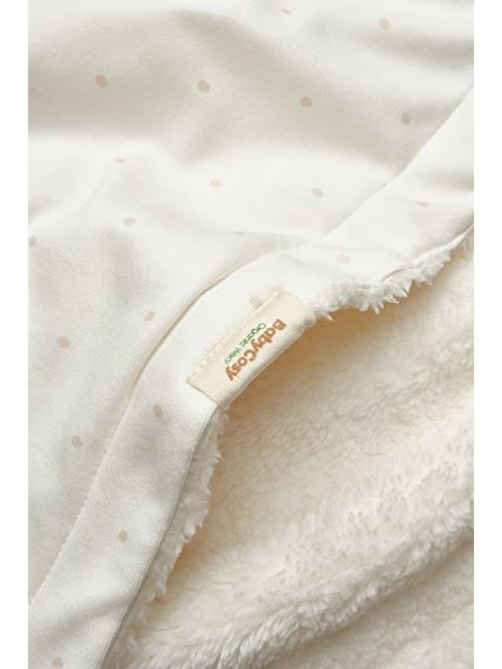 Ekru Bebek Battaniye %100 Organic Pamuk - Yenidoğan Serisi - Csy8130-4