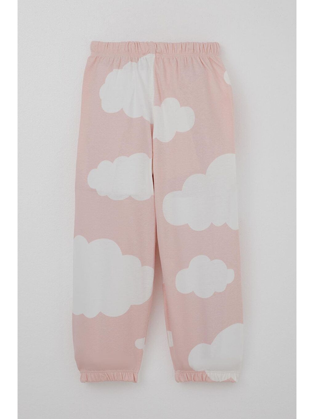 Kız Çocuk Pijama Takımı Bulut Desenli Pembe (1-3 Yaş)-4