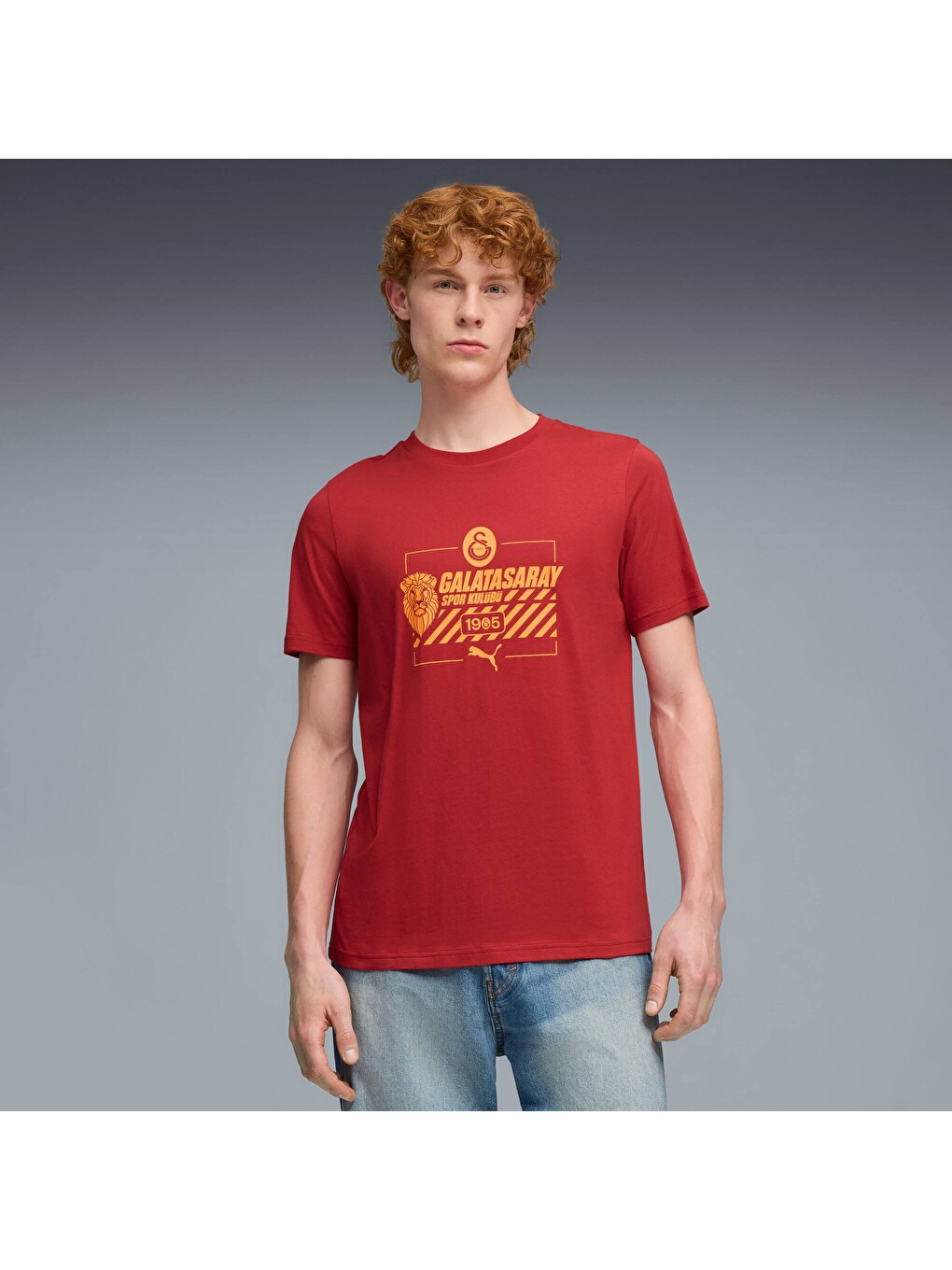 Kırmızı GALATASARAY FtblCulture Erkek Tişört-4