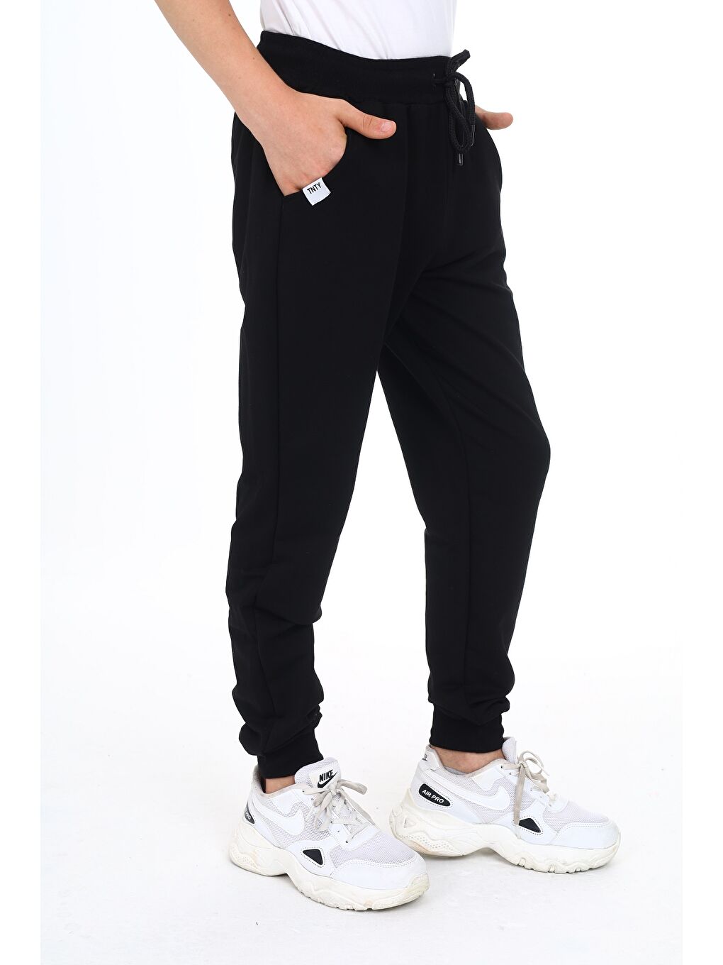 Siyah Erkek Çocuk Baskılı Eşofman Alt-3