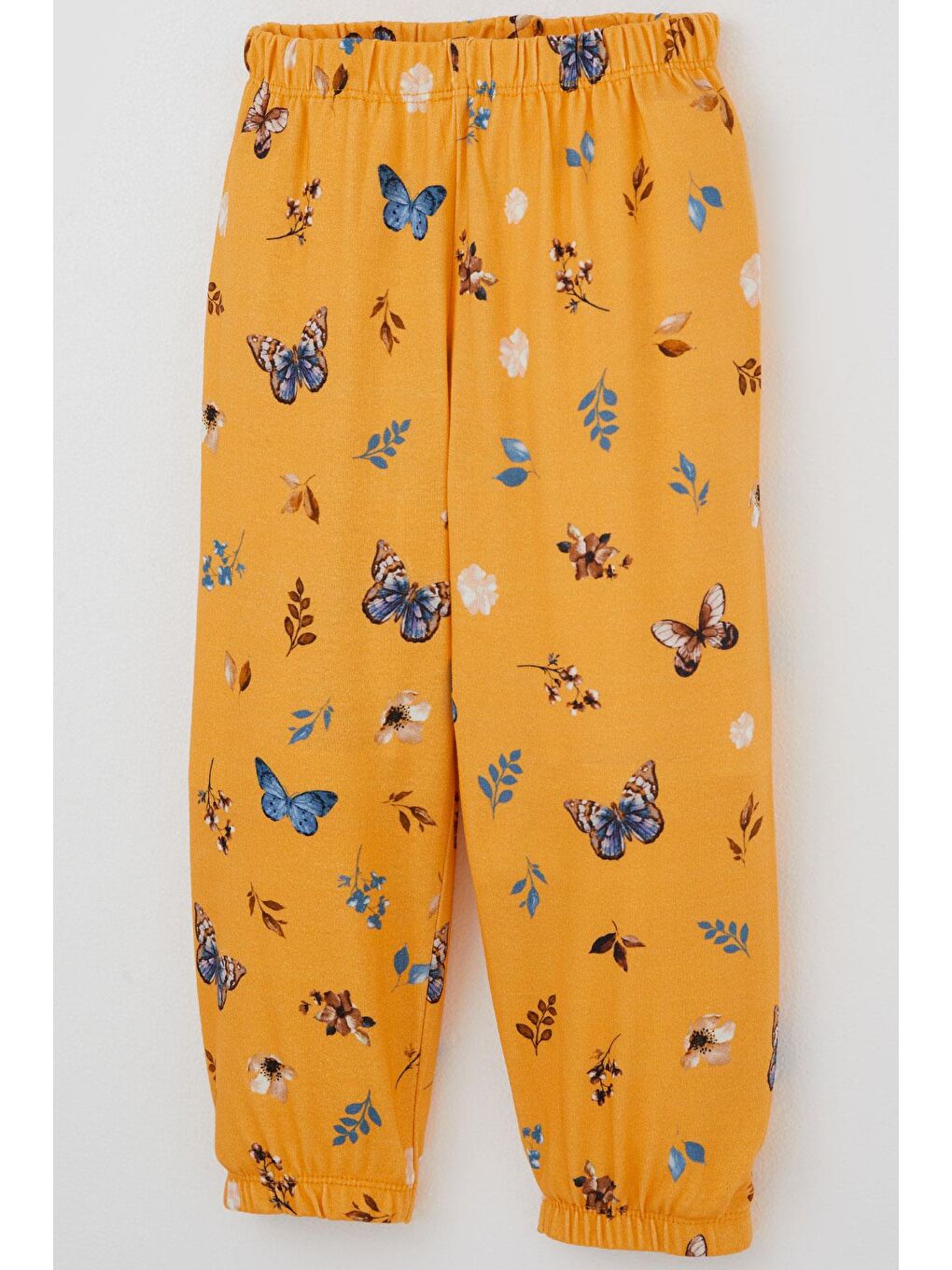 Kız Bebek Pijama Takımı Bahar Temalı Kelebek Rüyası Sarı (9 Ay-3 Yaş)-6