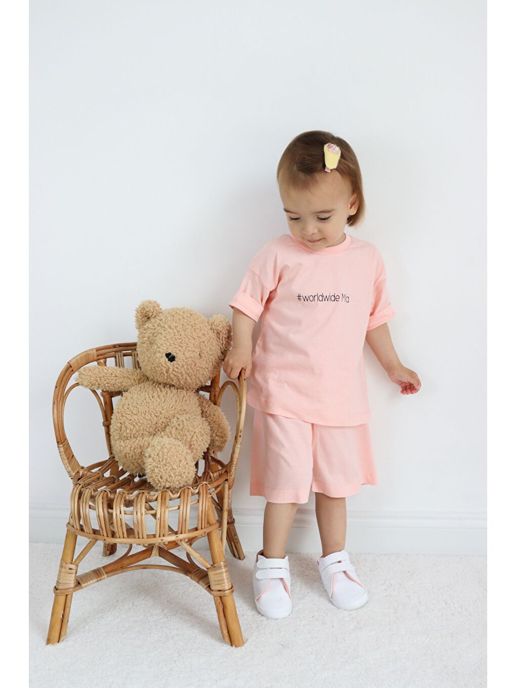 Pembe Süprem Yazlık Oversize Takım-2