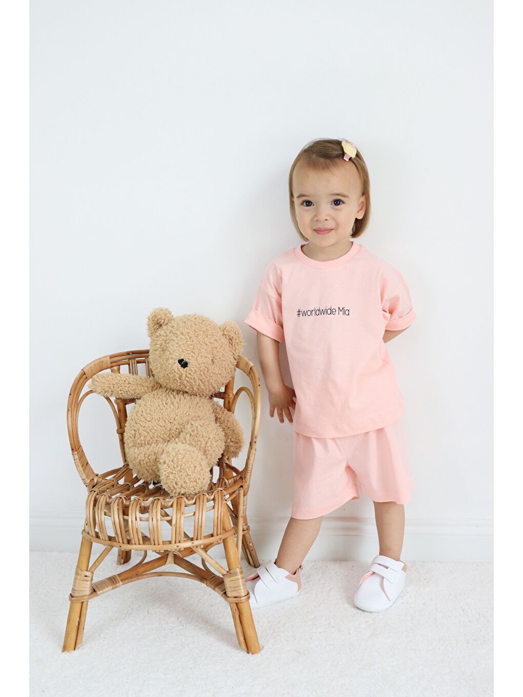 Pembe Süprem Yazlık Oversize Takım-6