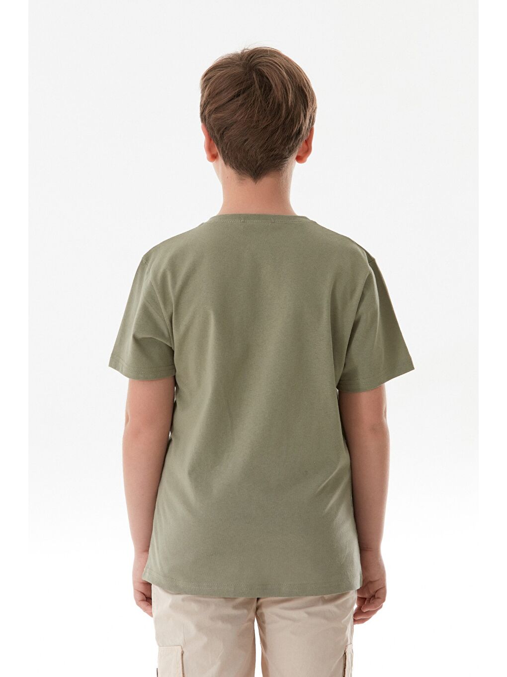 Haki House Of Baskılı Erkek Çocuk Tişört-2