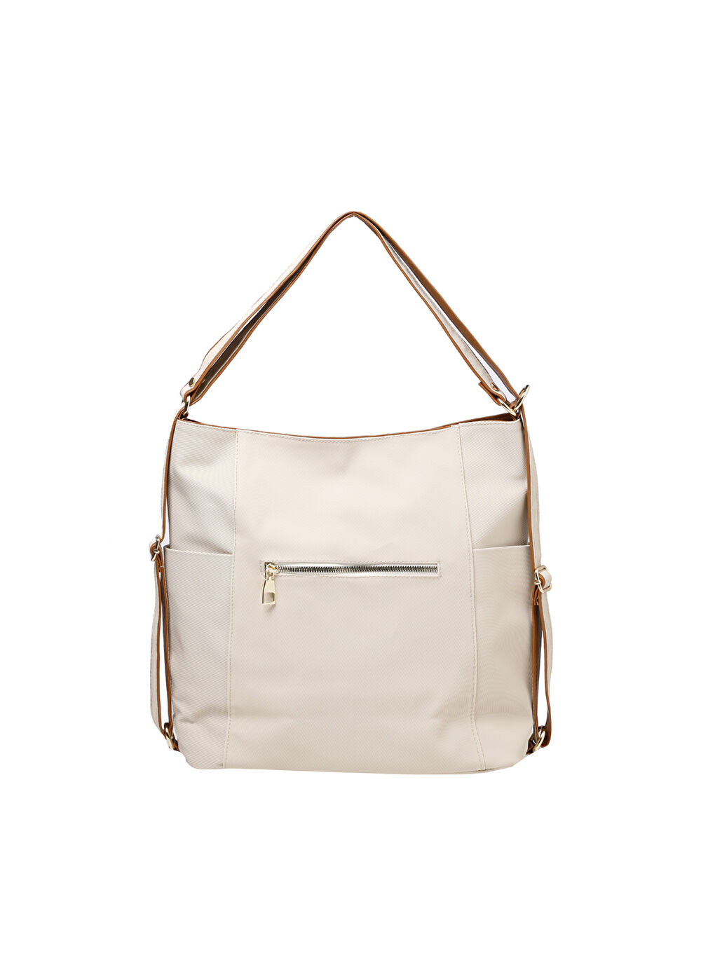 Kahverengi Kadın Omuz Çantası TH-YK12936 Krem-Taba-5