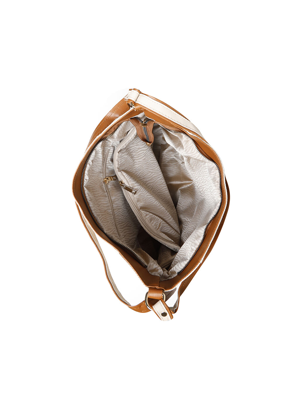 Kahverengi Kadın Omuz Çantası TH-YK12936 Krem-Taba-7