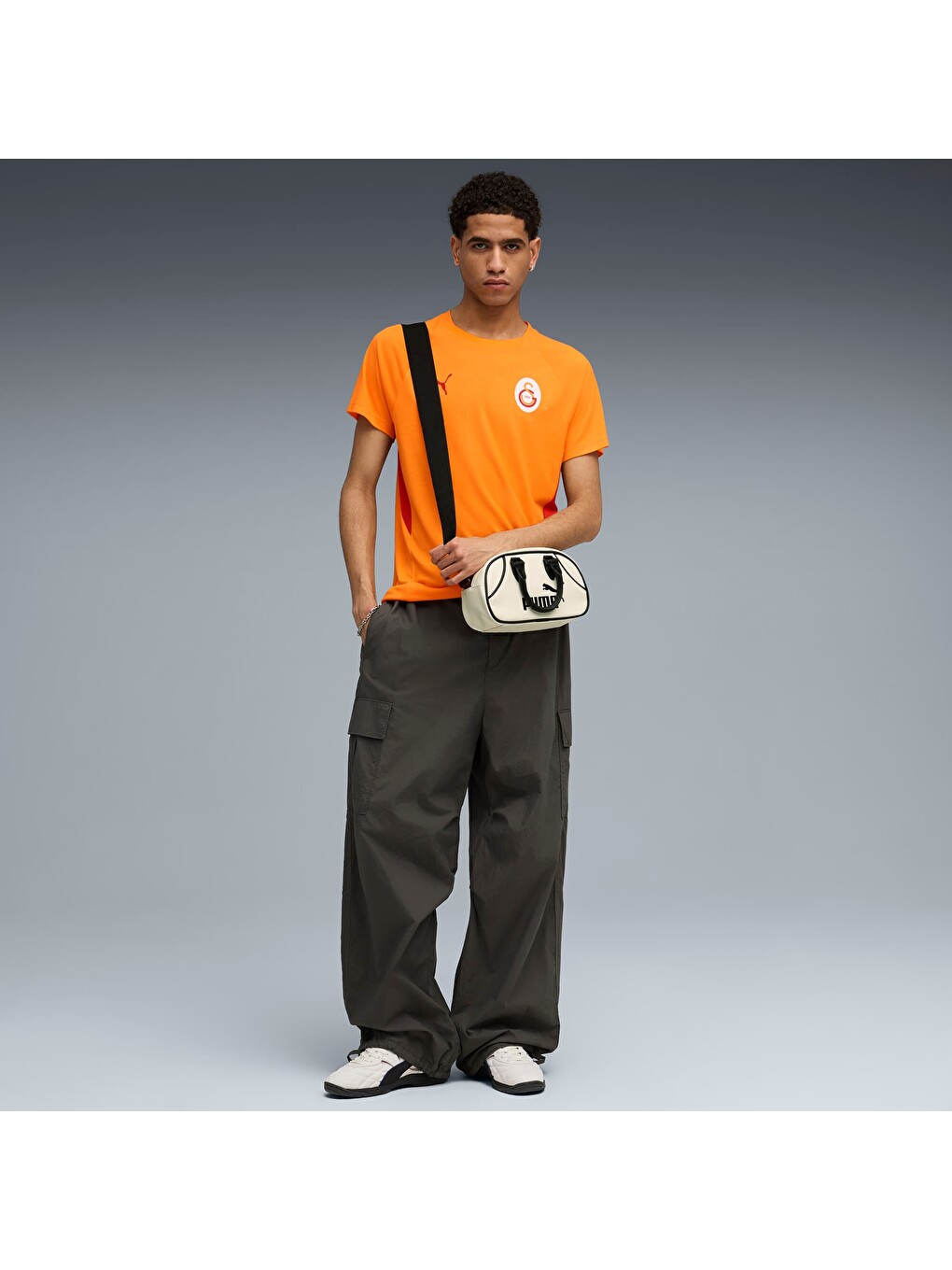 Turuncu GALATASARAY EVOSTRIPE Erkek Tişört-1