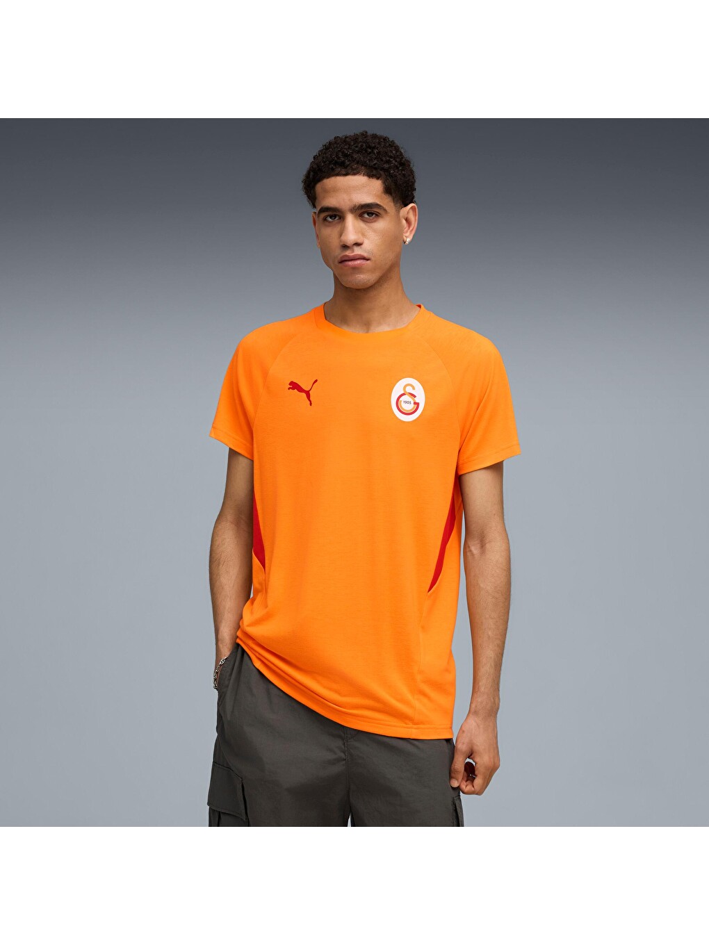 Turuncu GALATASARAY EVOSTRIPE Erkek Tişört-4