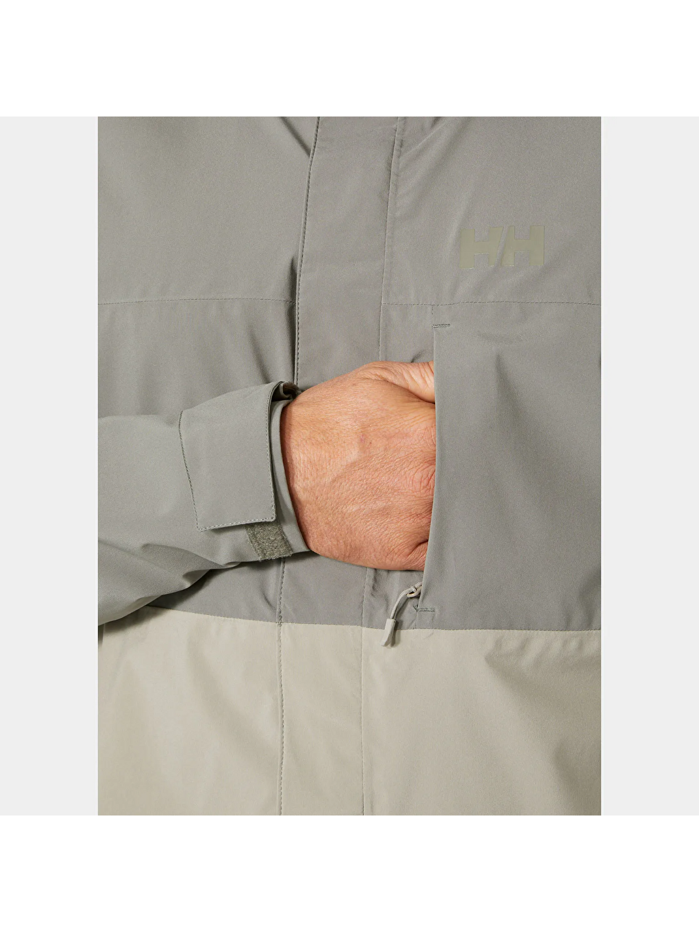 Sirdal 2L Erkek Gri Kapüşonlu Mont-3