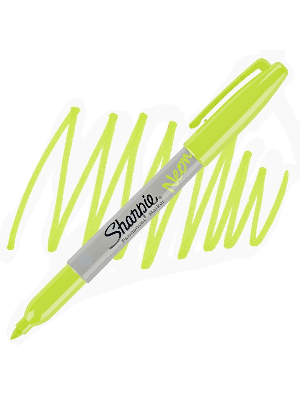 Sharpie Yeşil Fine Permanent Markör Neon