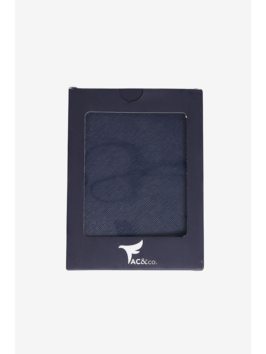 Erkek Lacivert Suni Deri El Yapımı Pasaportluk-1