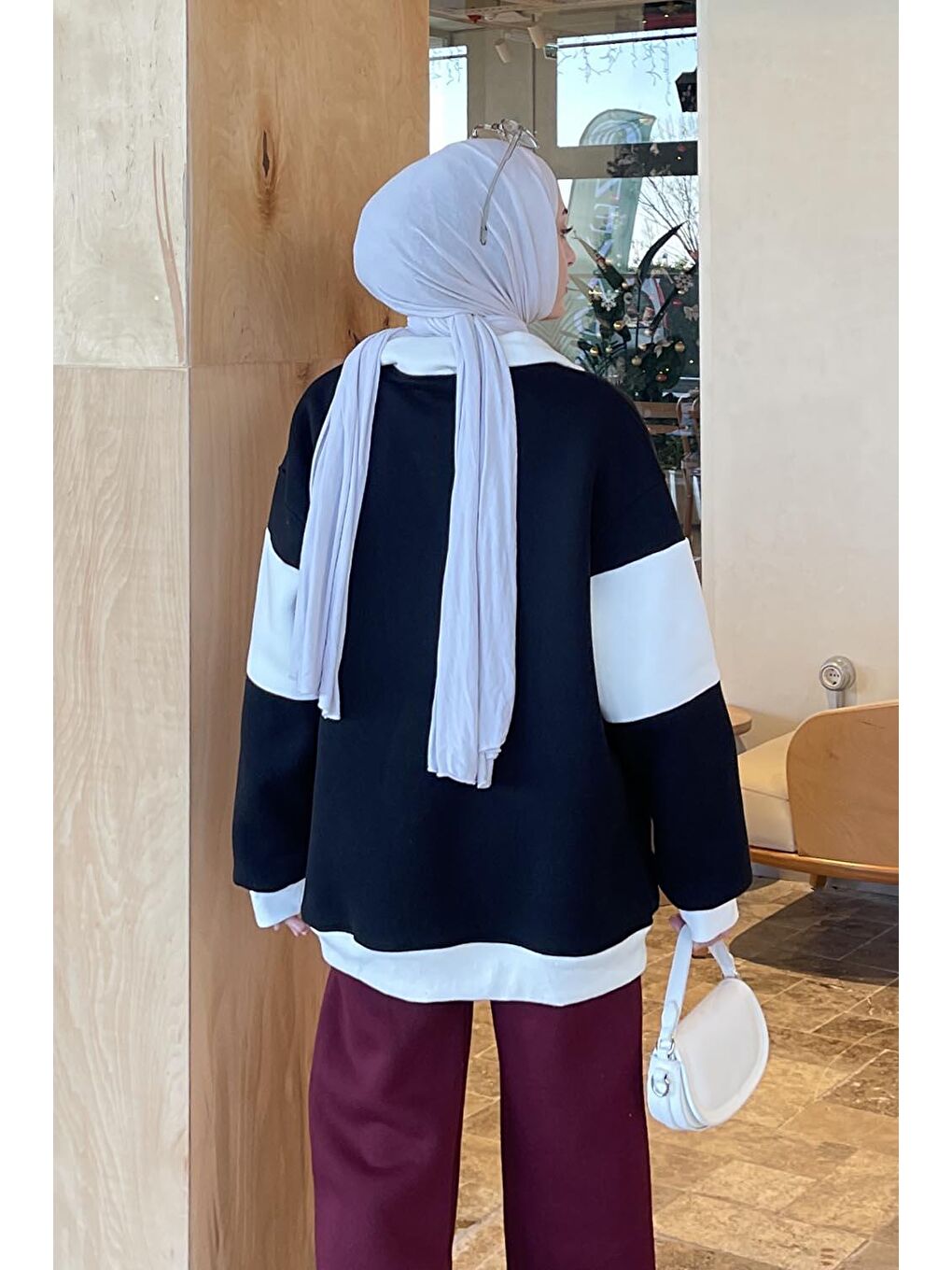 Colorado Baskılı Üç İplik Sweatshirt Siyah-2