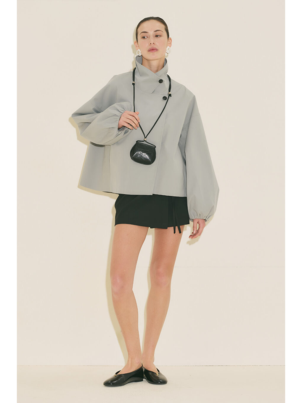 Nına Mini Cüzdan Çanta Siyah-1