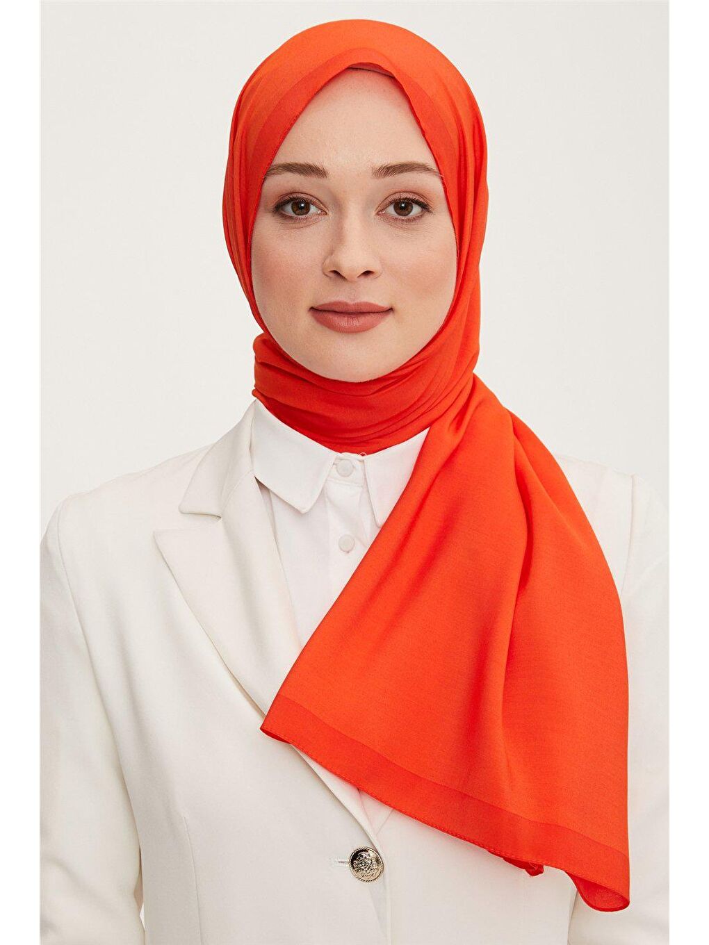 Turuncu Trend Modal Şal 00Oa0444 3611-54