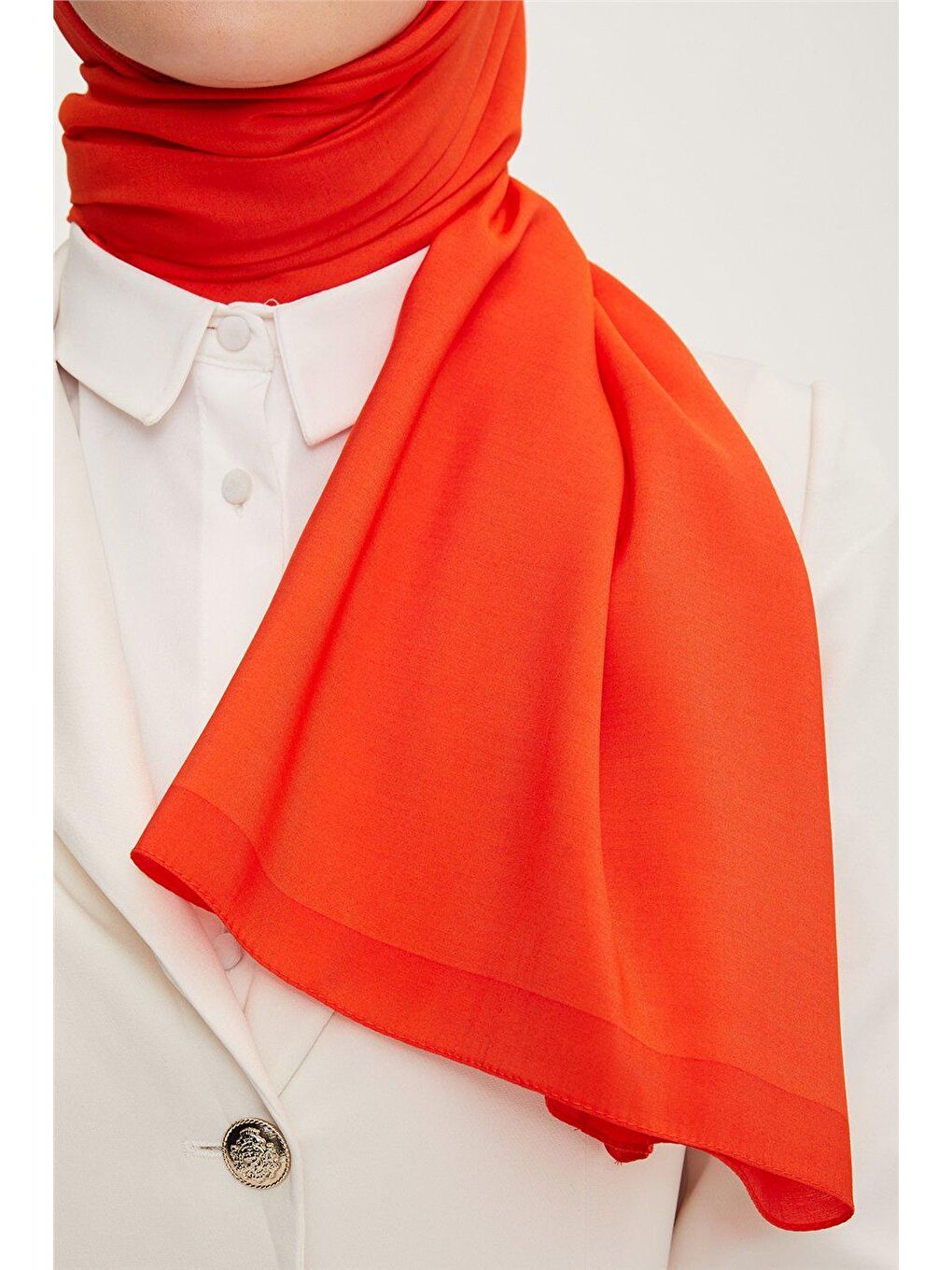Turuncu Trend Modal Şal 00Oa0444 3611-54-1