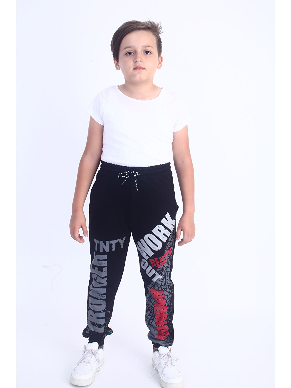 Lacivert Erkek Çocuk Stronger Tnty Baskılı Eşofman Alt