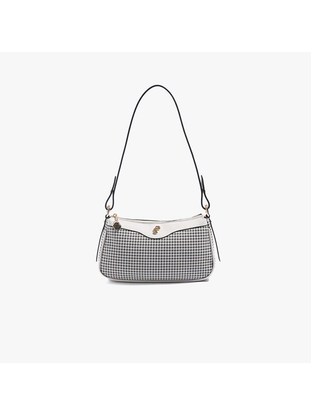 Kadın SP1274-M204 SILVER POLO Çapraz Çanta Siyah-Kemik-1