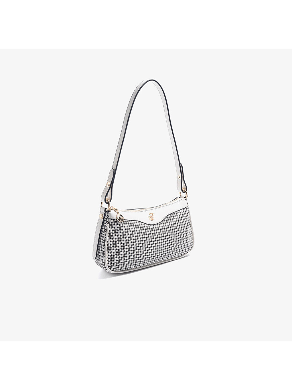 Kadın SP1274-M204 SILVER POLO Çapraz Çanta Siyah-Kemik-2