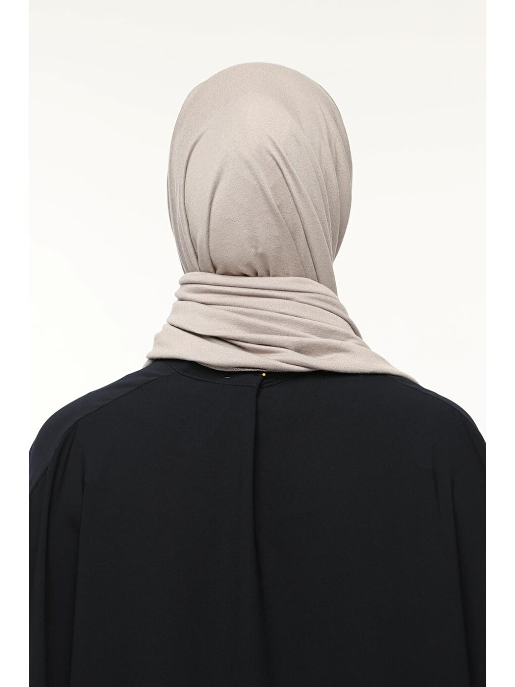 Kahverengi Tesettür Düz Penye Şal-3