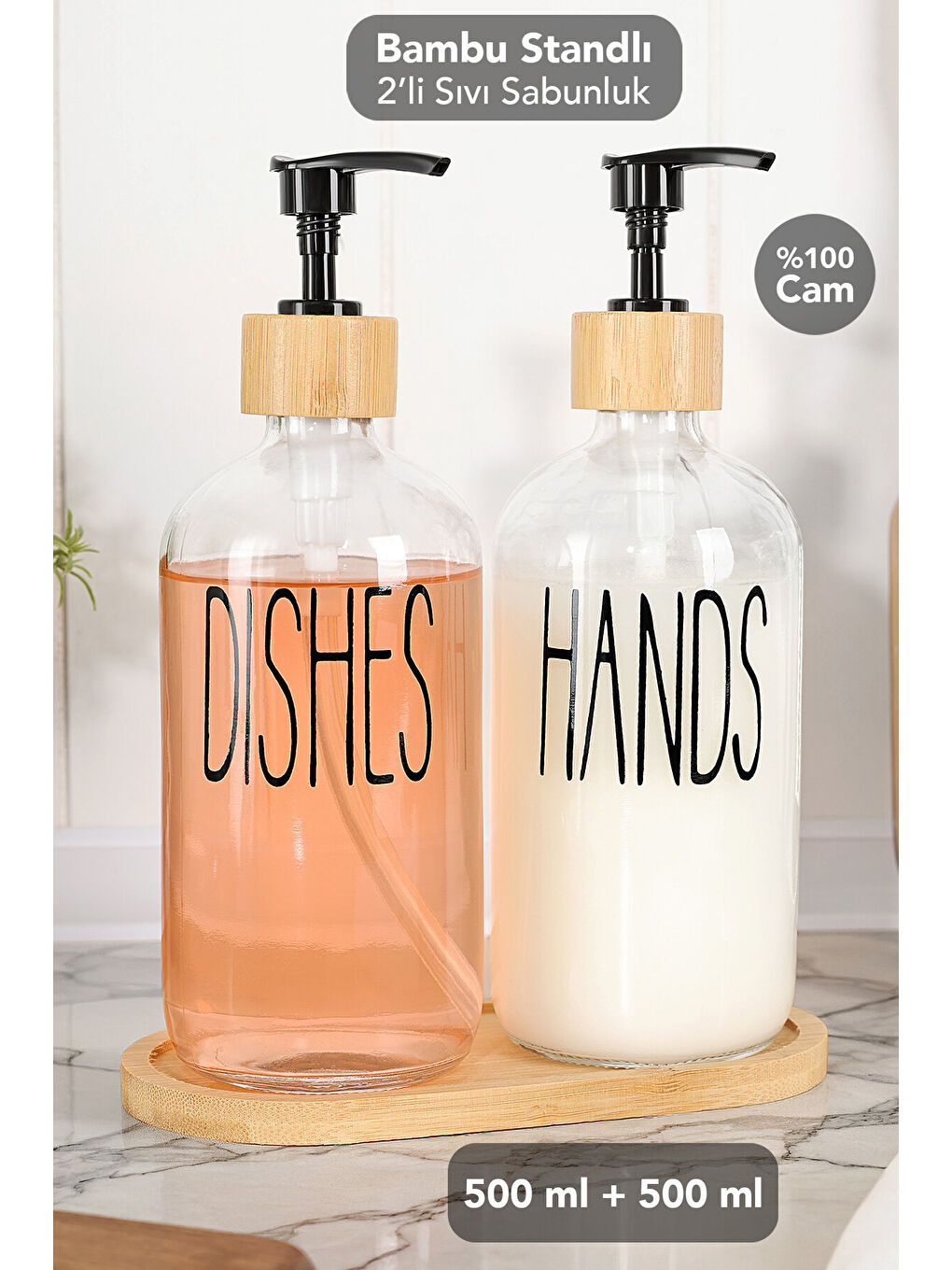 Beyaz 2'li Süngerlik Bölmeli Sıvı Sabunluk