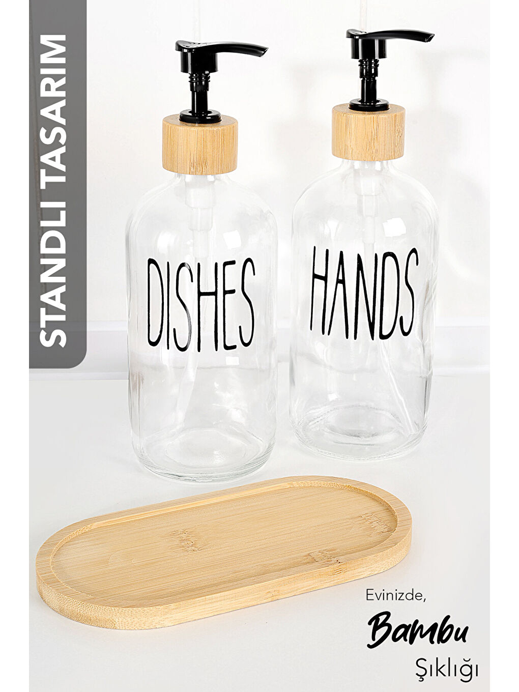 Beyaz 2'li Süngerlik Bölmeli Sıvı Sabunluk-3