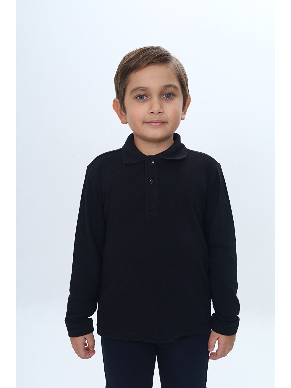 Siyah Unisex Çocuk Tişört-5