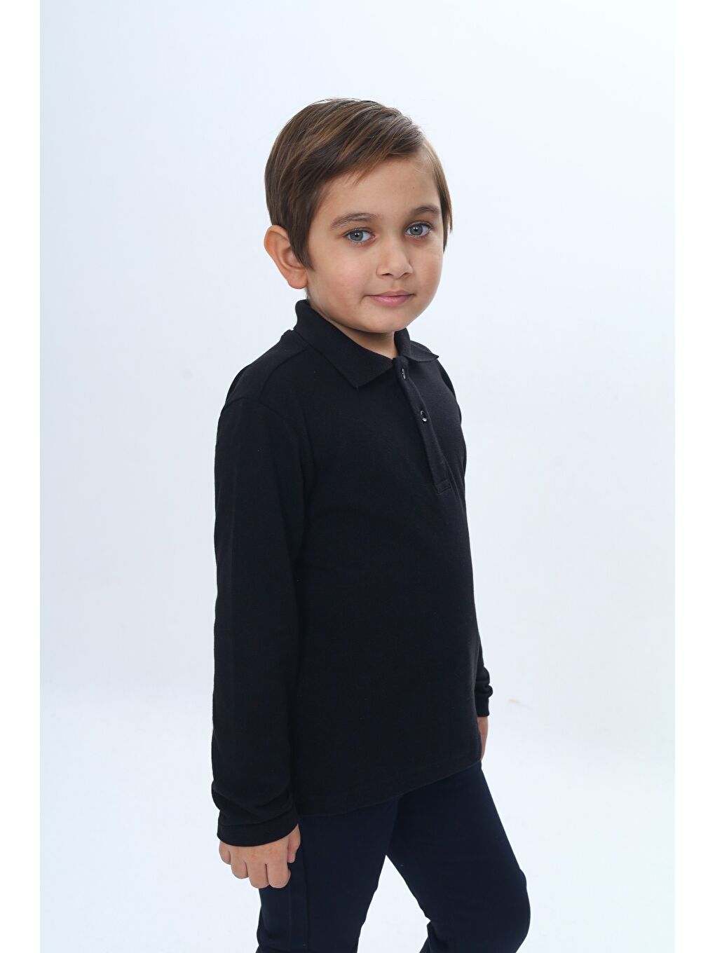 Siyah Unisex Çocuk Tişört-7