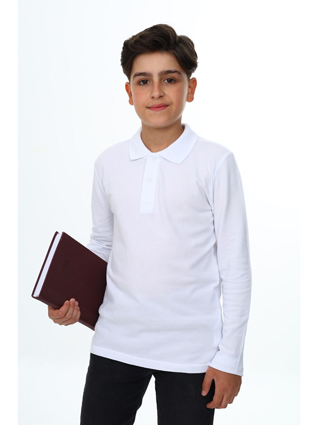 Beyaz Unisex Çocuk Tişört-3