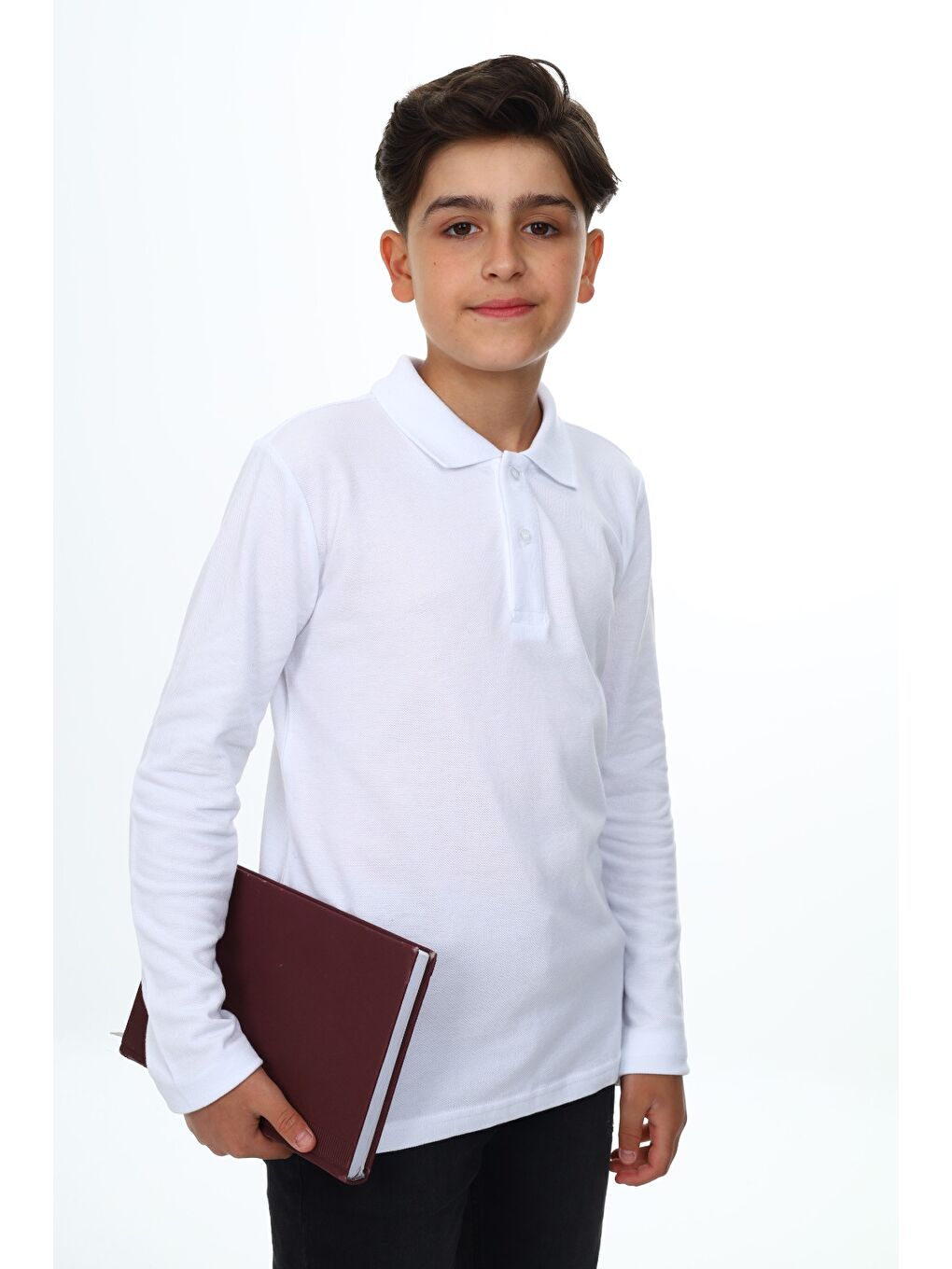 Beyaz Unisex Çocuk Tişört-4