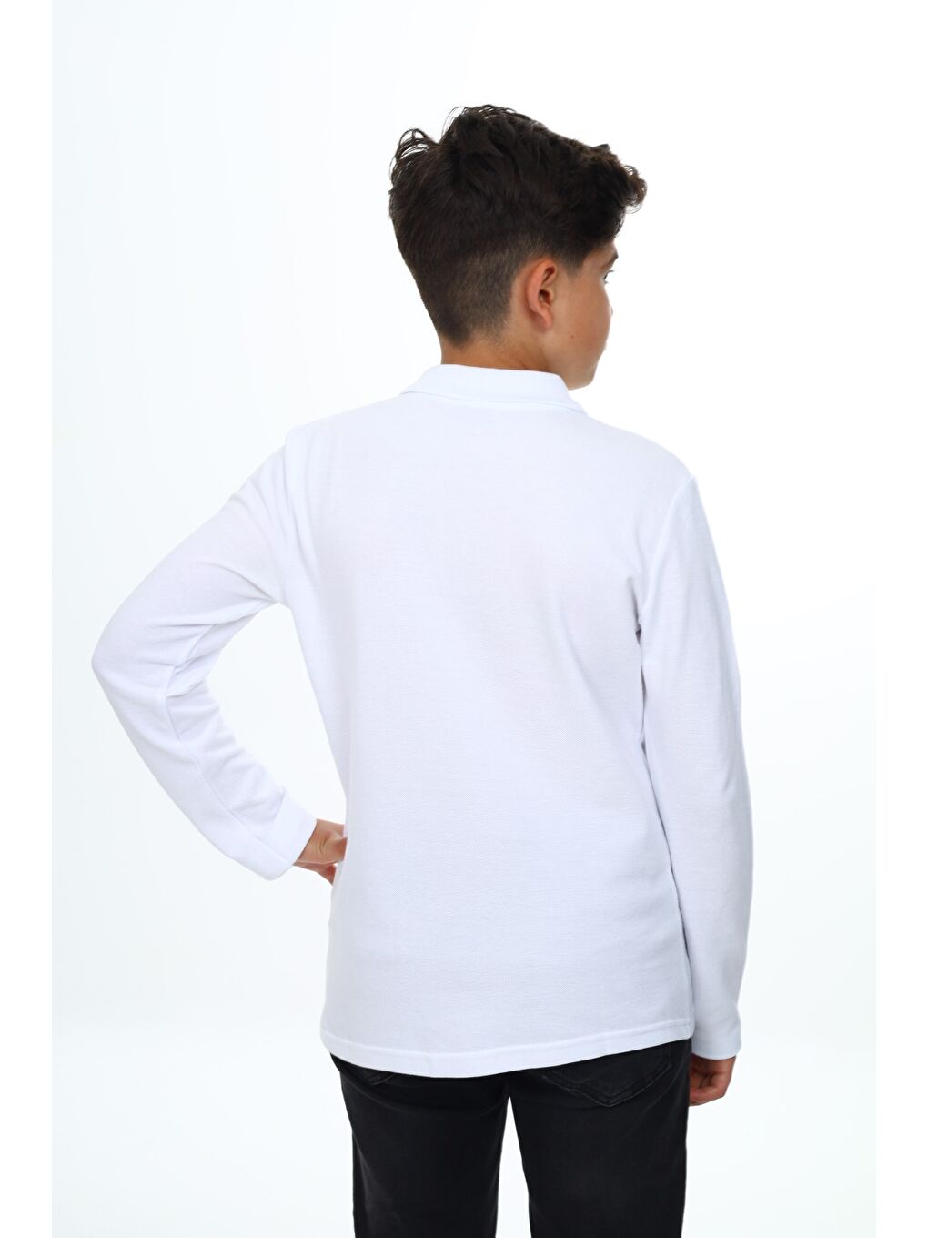 Beyaz Unisex Çocuk Tişört-5