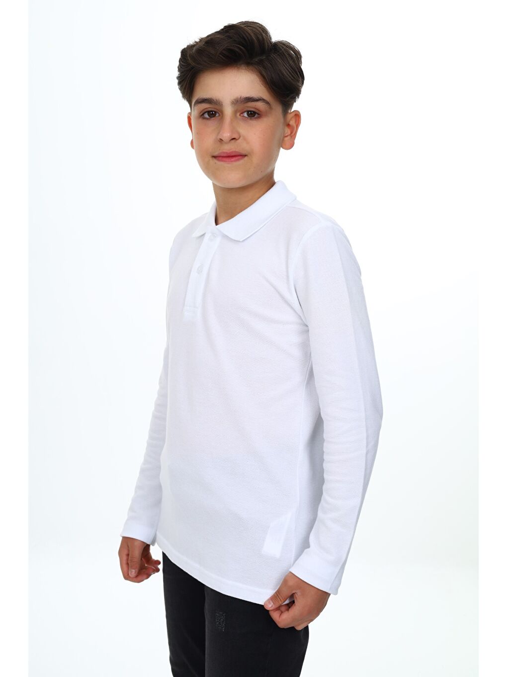Beyaz Unisex Çocuk Tişört-6