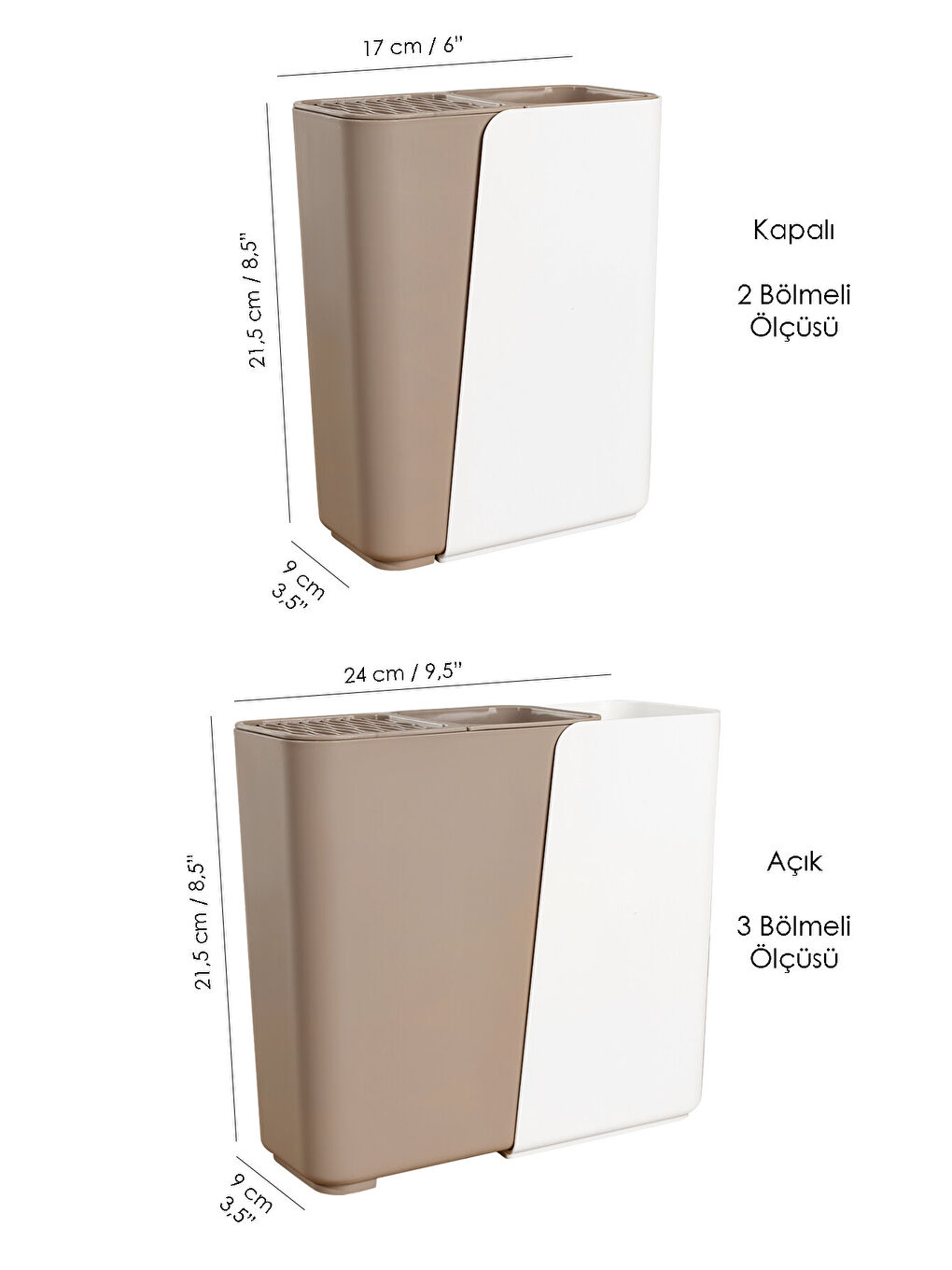 Ekru Bölmeli Bıçaklık-6