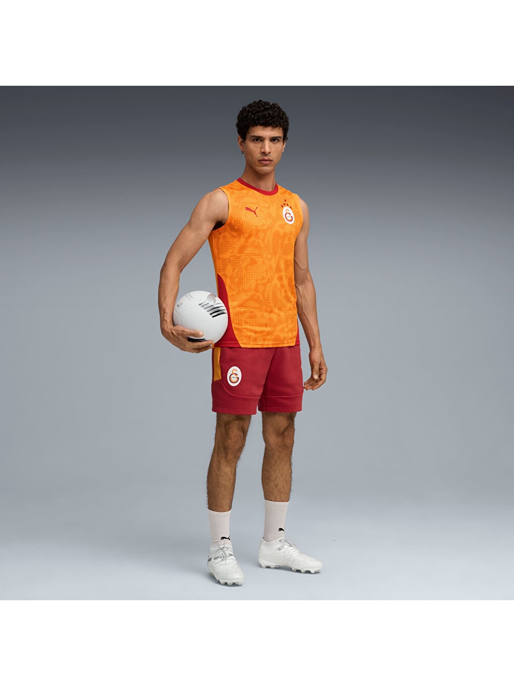 Kırmızı GALATASARAY EVOSTRIPE Erkek Şort-1