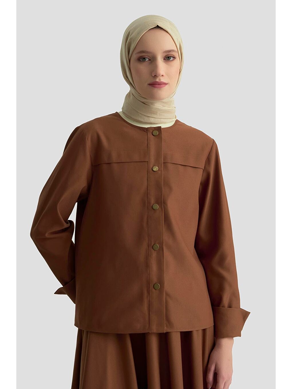 Kahverengi Ceket 25K5124 Kahve-1