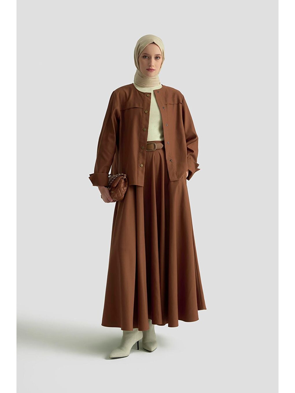 Kahverengi Ceket 25K5124 Kahve-2