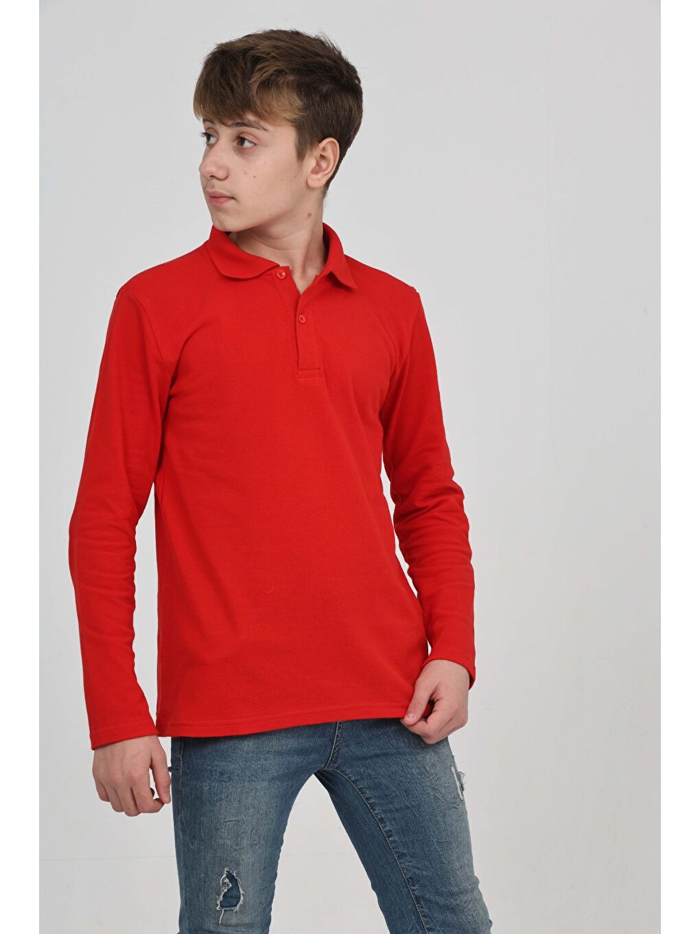 Kırmızı Unisex Çocuk Tişört-6