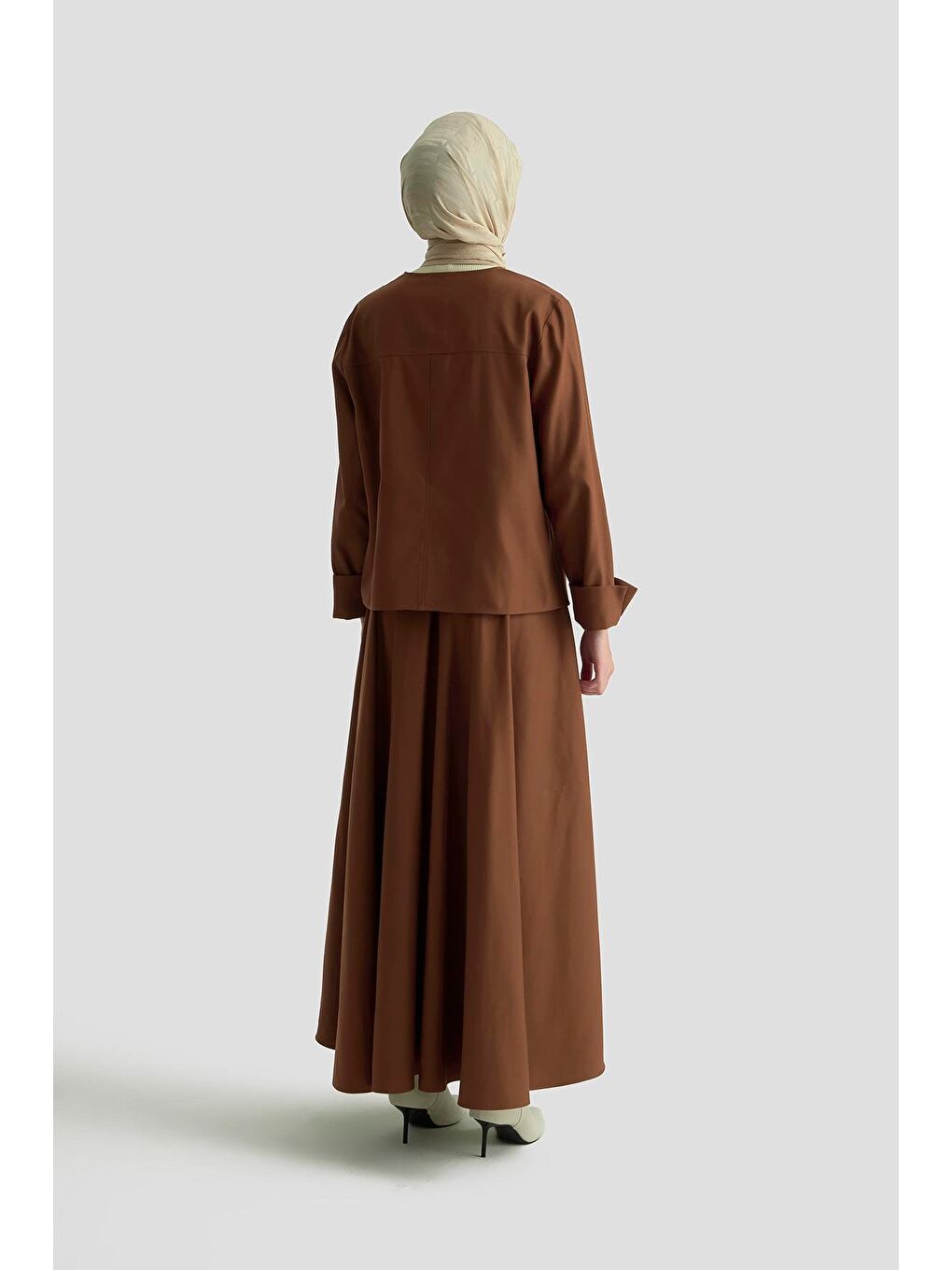 Kahverengi Ceket 25K5124 Kahve-4