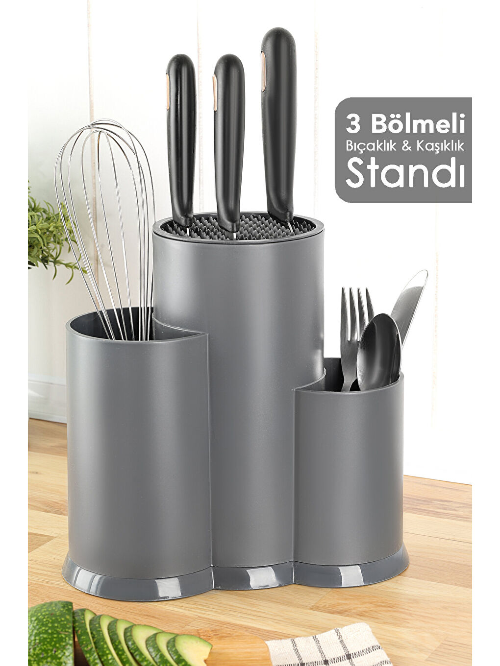 Gri Bölmeli Bıçaklık